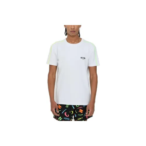 MOSCHINO Белая Мужская T-Рубашка