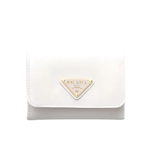 PRADA Кожа Кошелек Женская Белая