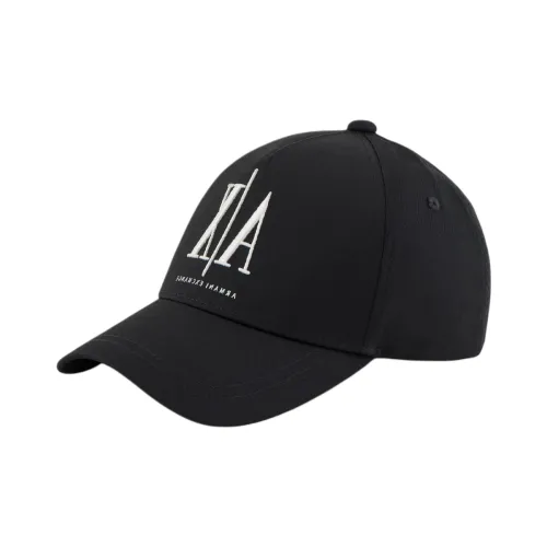 ARMANI EXCHANGEAE Габардин Хлопок Бейсболки Мужские Черные