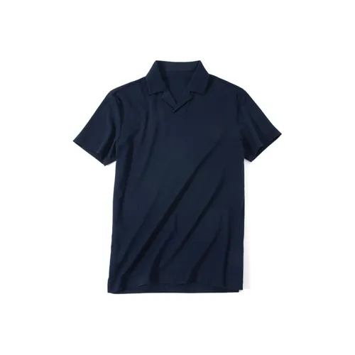 Mr.Bu T-Shirt Мужской Глубокое море Синий