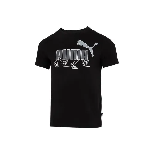 PUMA Мужская черная футболка