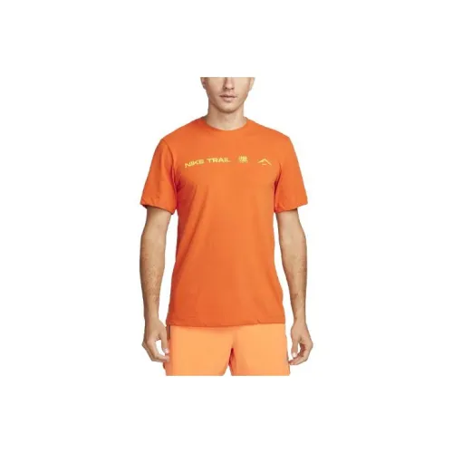 Nike Orange Мужская T-рубашка