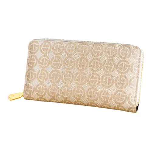 GELANDAI PVC Поливинилхлорид Кошелек Женский Абрикос