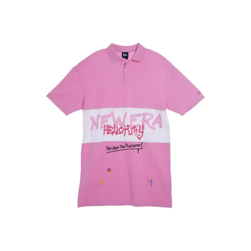 New Era Розовый Унисекс Футболка