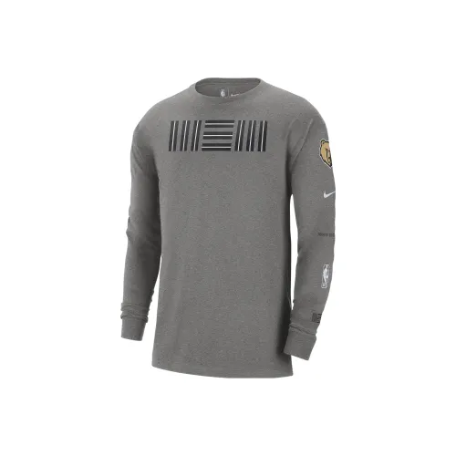Nike Memphis Grizzlies 2023 24 Городская Edition T-рубашка Городская Edition 2023 24 Memphis Grizzlies Мужская Серый