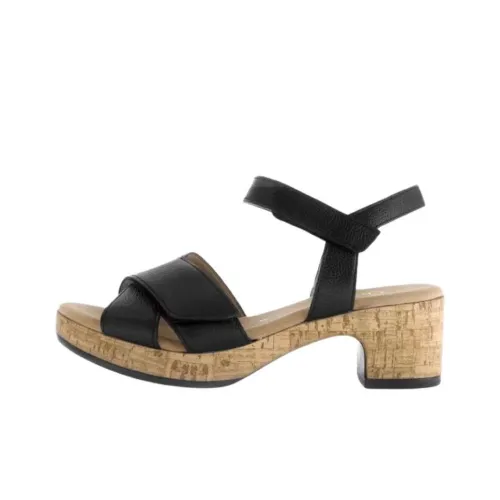 Gabor Comfort One Sandals Strap 5,5cm Women's Black Габор Комфорт One Сандалии Ремешок 5,5 см Женский Черный