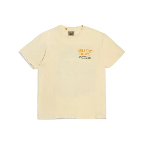 Gallery Dept. FW23 T Рубашка Мужская Светло-Желтая