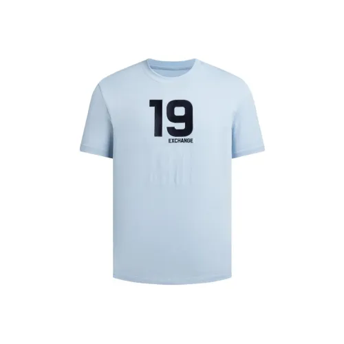 EMPORIO ARMANI SS24 T Рубашка Мужская Синяя