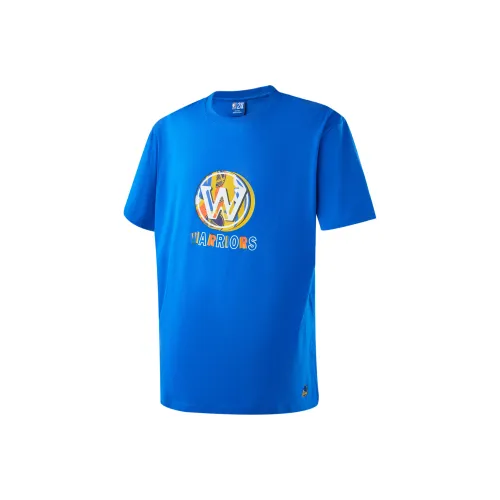 NBA Рукав с оборванным плечом T-рубашка Унисекс Синий