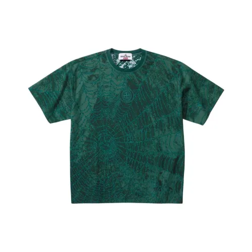 Supreme X Stone Island FW23 Co Бренд T Рубашка Унисекс