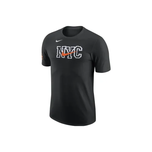 Nike New York Knicks Городская Edition T-Shirt Городская Edition New York Knicks Мужской Черный