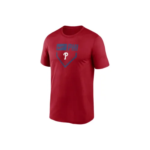nike Philadelphia Phillies Дом Пластина Icon Legend T-Рубашка Мужская Красная