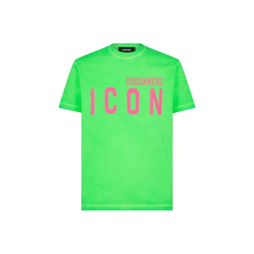 DSQUARED 2 SS24 T Рубашка Мужская Зеленая