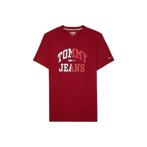 Tommy Hilfiger TJ Collegiate T Рубашка Топы T Рубашка Мужская Красная