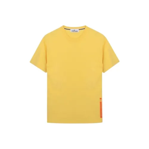 STONE ISLAND T-Shirt Унисекс Желтый