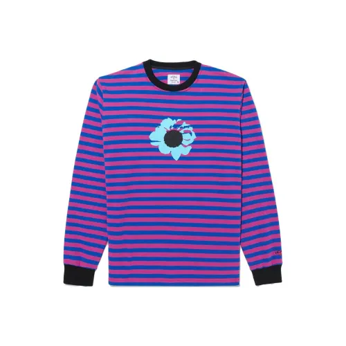 NOAH T-Shirt Унисекс Розовый Синий Полосы