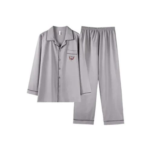 MIIOW Pajama Комплект Мужской Серый Белый