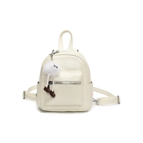 Single Warehouse ПУ (полиуретан) Маленький рюкзак Стандартный Женский Белый Светло-серый Черный Синий Розовый