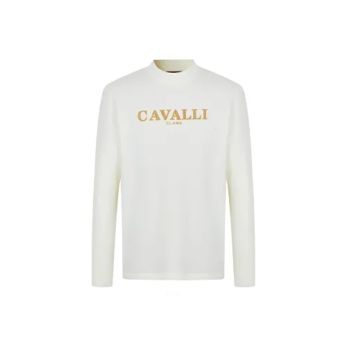 Cavalli Class T Рубашка Мужская Экрю