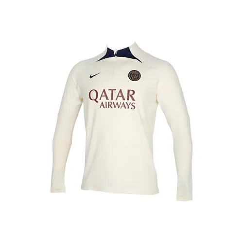 Nike Экрю Мужские T-рубашки