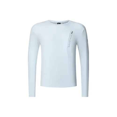 FILA Прозрачно-голубой Мужской T-рубашки
