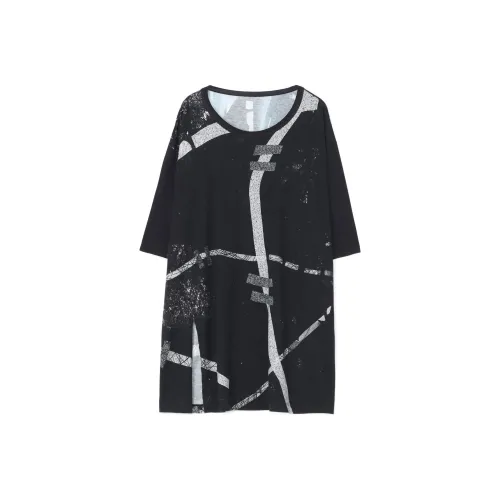 Yohji Yamamoto x JUJUTSUKAISEN T-рубашка унисекс черного цвета