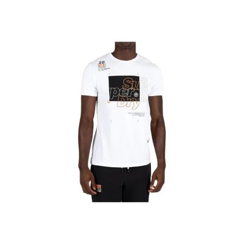 SUPERDRY Белая Мужская Футболка