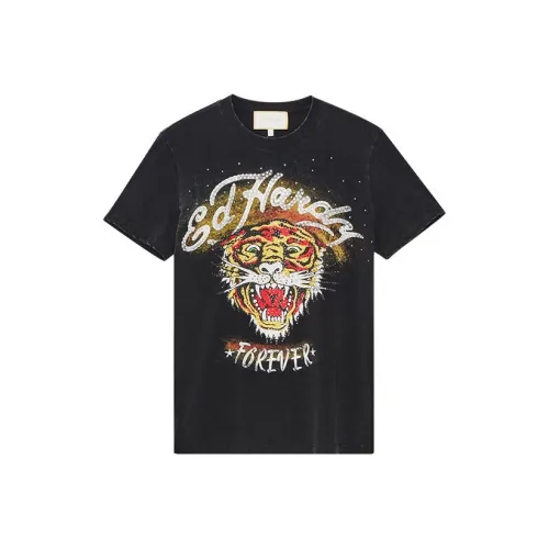 Ed Hardy Черные Мужские T-Рубашки