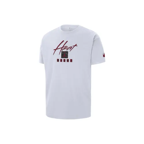 Джордан Miami Heat Courtside NBA Max90 T-Shirt Miami Heat Team Мужской Белый