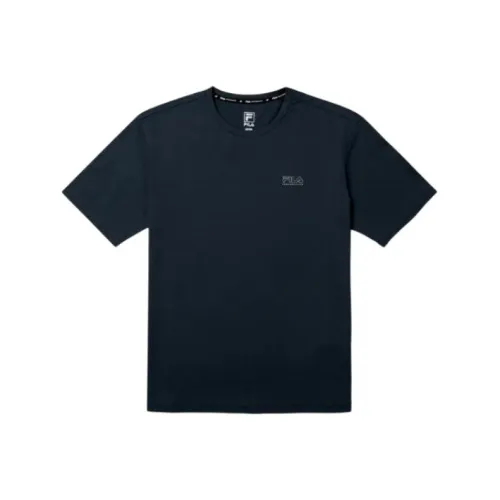 FILA Lightweight Stretch Graphic Short Sleeve Tee T-Shirt Унисекс Морской Синий