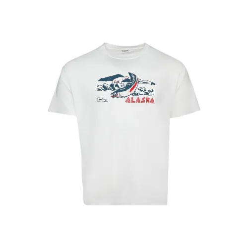 Bode Белая Мужская T-Рубашка