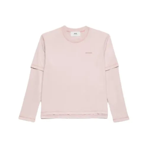 AMIPARIS FW23 T-Shirt Унисекс Нюдово-розовый