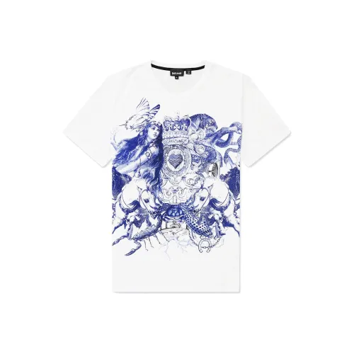Just Cavalli T-Shirt Унисекс Белый