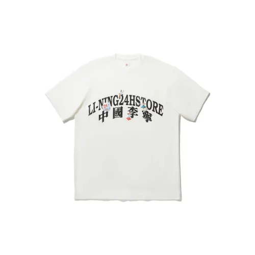 LINING x Phil Hackett T-Shirt Унисекс Айвори