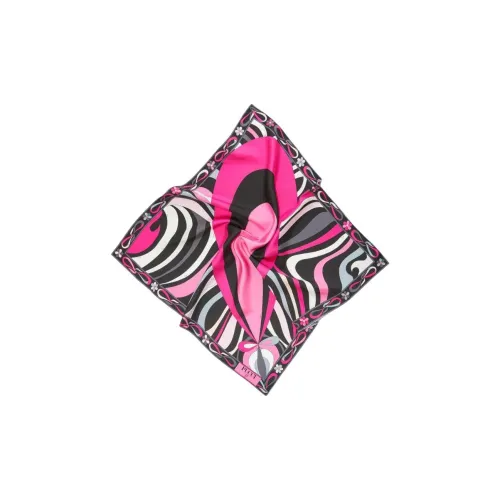 EMILIO PUCCI Шелковые шарфы Женские Розовый