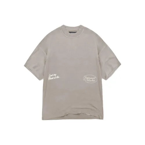 REPRESENT Цепь Стич Rodeo T-Рубашка T-Рубашка Мужская Серый