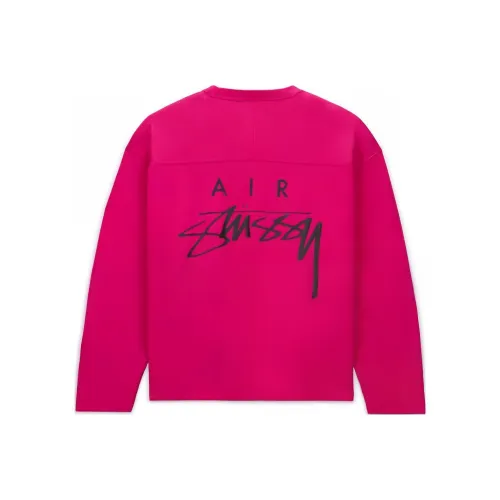 nike x Stussy T-Shirt Азиатская версия Унисекс Розовый
