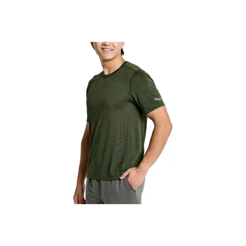 Saucony Секундомер Яшмовый Мужская T-Рубашка