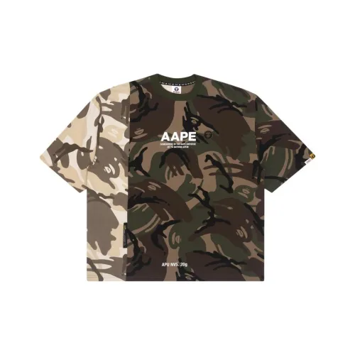 AAPE Зеленая Мужская T-Рубашка