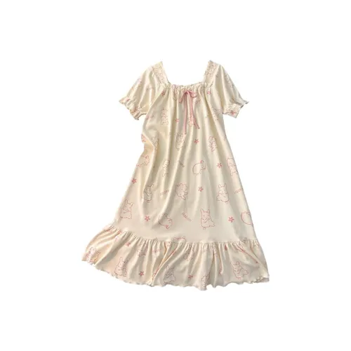 ЮЙЧЖАОЛИНЬ Ночная сорочка Женская Абрикос