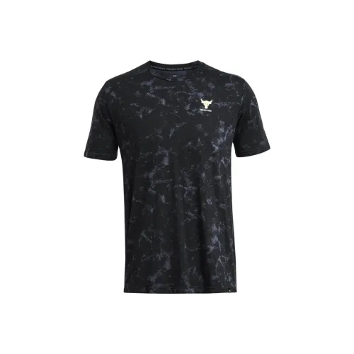 Under Armour UA Project Rock T-Shirt Мужской Черный
