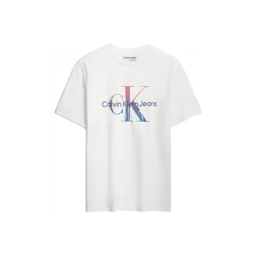 Calvin Klein T-Shirt Мужской Moon White