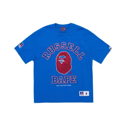 A BATHING APE x Russell Athletic Футболка Мужская