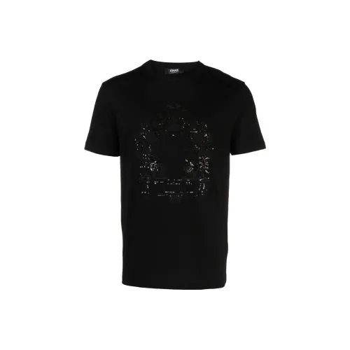 VERSACE FW23 T Рубашка Мужская Черная