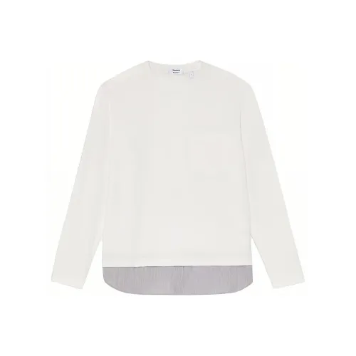 THEORY Белый 100 Мужская T-рубашка