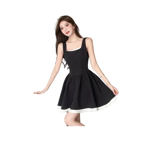 ARIADNAW STUDIO Без рукавов Платье Женское Черное