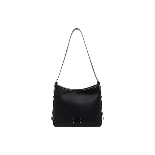 NOMK ПУ (полиуретан) Подмышечные сумки через плечо сумка на плечо Женская Черный Экрю Хаки