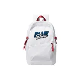 С принтом белый и синий