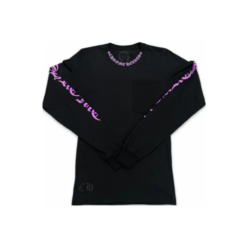 Chrome Hearts Мужские черные футболки