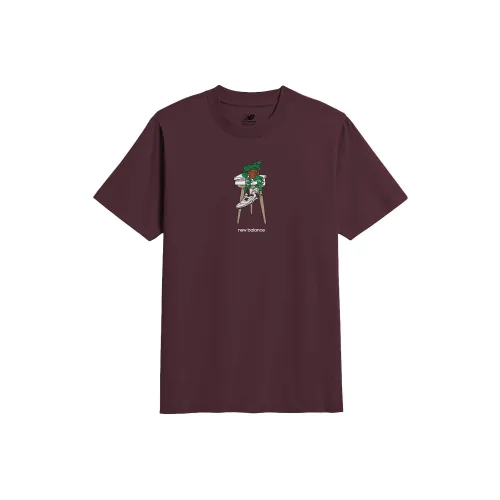 New Balance 550 Houseplant Graphic T-Shirt T-Shirt Мужской Коричневый Красный